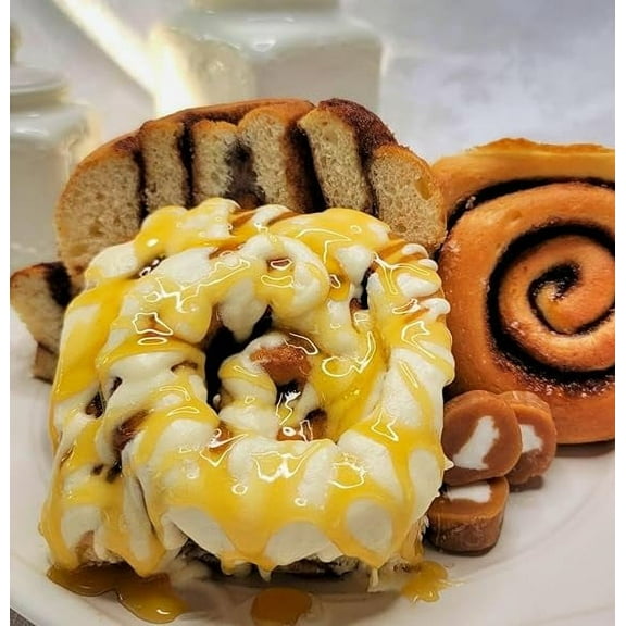 Gourmet Caramel Cream Jumbo Cinnamon Rolls-Pack of 6
