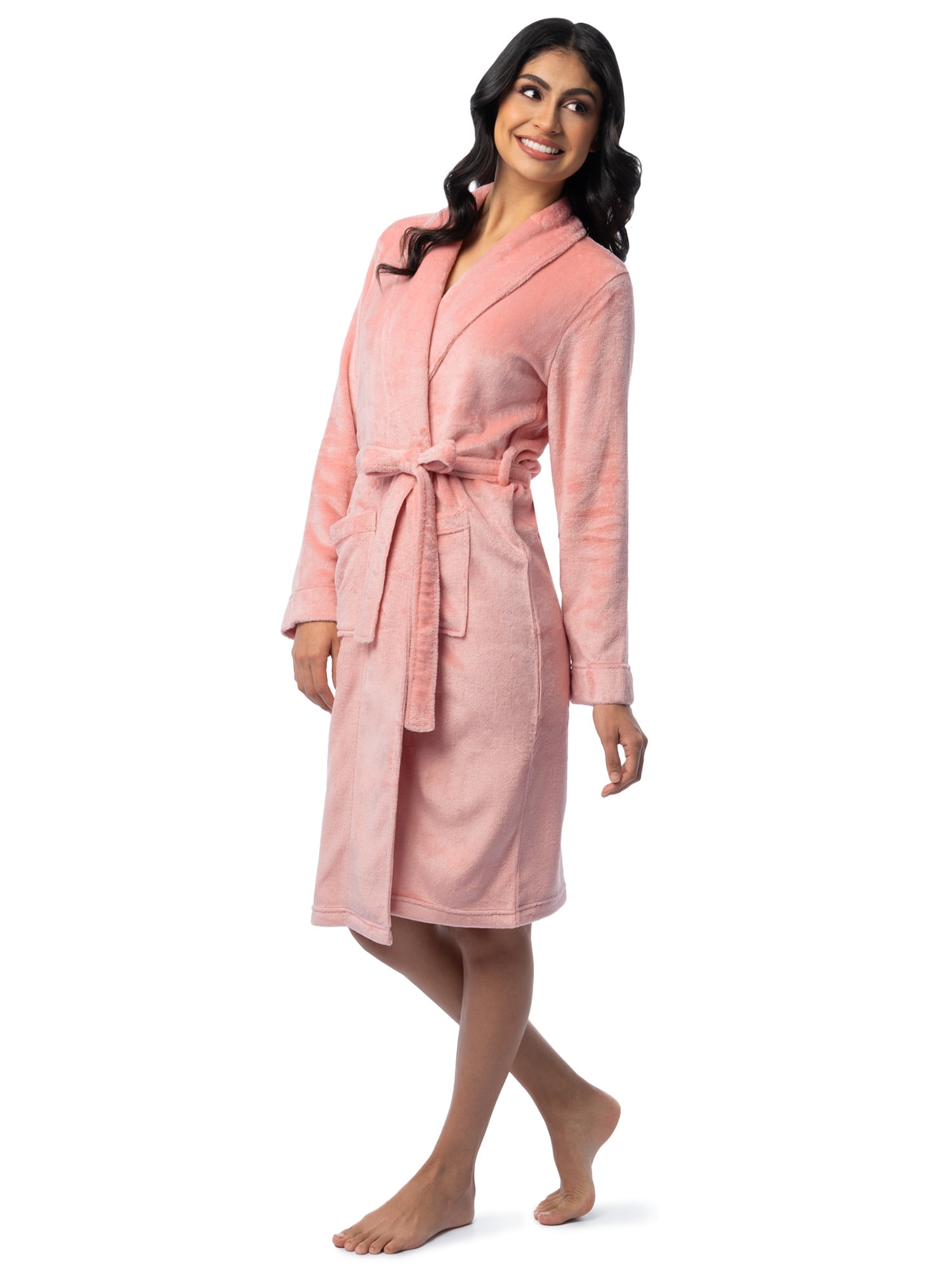 Fruit of the Loom Women's Beyond Soft Fleece Robe, Sizes XS/S-4X