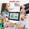 thumbnail image 3 of Indoor Outdoor Temperature Humidity Meters Mould Alarm Weather Station Touch Screen Push Button Electronic Clock, 3 of 6