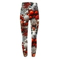 thumbnail image 5 of ClodeEU Women's Christmas Printed Leggings,High Waisted Shiny Leggings Pant,Trendy Legging Multicolor 10,Womens Plus S, 5 of 5