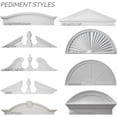 thumbnail image 2 of Ekena Millwork PED57X14X01EM 57.5 In. W X 14.87 In. H X 1.12 In. P Architectural accent Massive Emery Pediment, 2 of 5