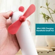 Clairlio Cartoon Mouse Portable Mini USB Fan Rechargeable Handheld Small Fan (1pc)