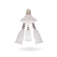 thumbnail image 2 of E27 Splitter 220V 3A Lamp Bulb Socket Converter Light Adapter Improvement Plastic Portable Holder Warehouse Accessory 1 to 3, 2 of 7