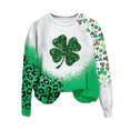 thumbnail image 4 of Chemise Saint Patrick Col Rond pour Femmes Imprimé Saint Patrick Manches Longues Chandails en Molleton Saint Patrick, 4 of 4