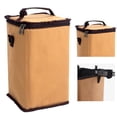 thumbnail image 4 of Camping Light Storage Bag Canvas Large Capacity Outdoor Camping Lamp Bag with Detachable Shoulder Strap Small Square, 4 of 14