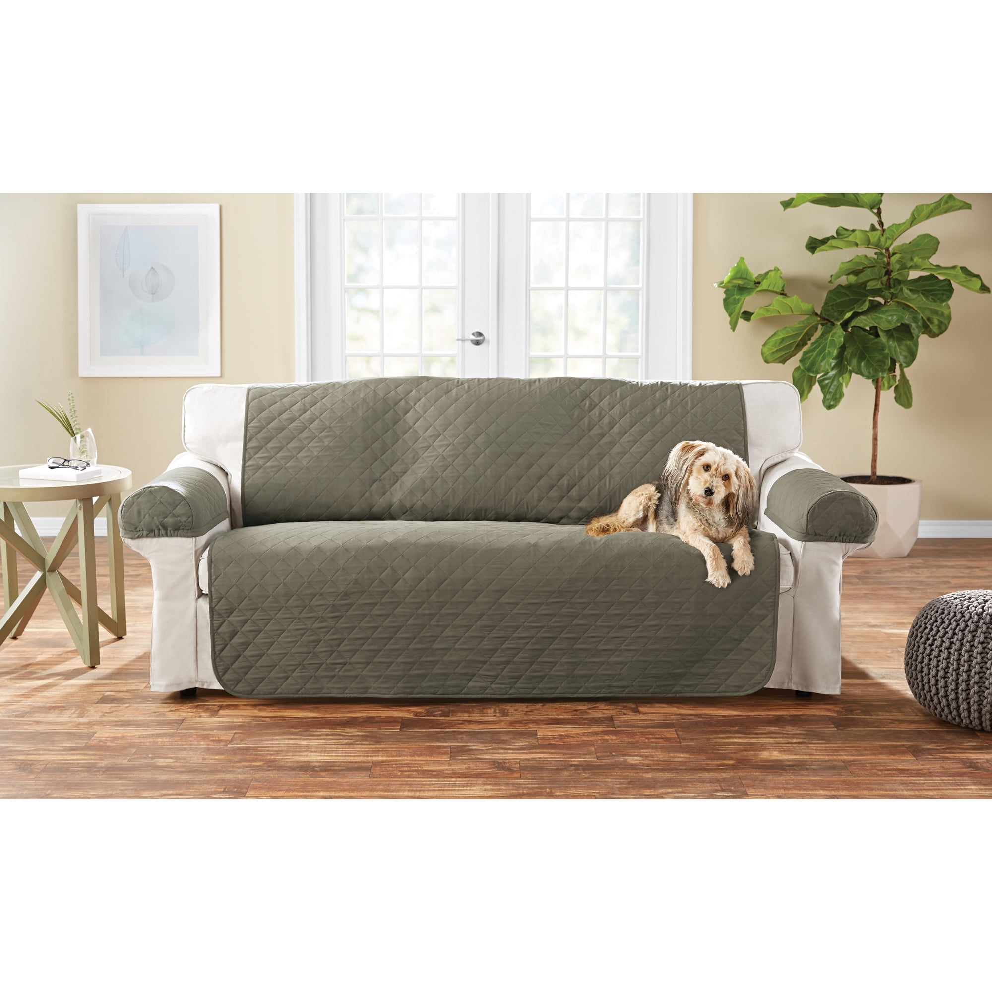 NEW Machine-Washable, Furniture Protector Couch Cover With Side Pockets –  PetPalace