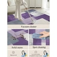 thumbnail image 5 of Abstract Purple Area Rug for Bedroom 2.7x5 Ft White Gray Gradient Graffiti Color Block Super Soft fuzzy Throw Rug Non-Slip Fluffy Plush Indoor Floor Carpet for Living Room Nursery Home Decor, 5 of 8