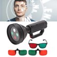 thumbnail image 4 of Gafas de prueba de cuatro luces, linterna de prueba de 4 puntos, prueba de visión de punto, probador oftálmico de punto de luz, eficiencia óptima, 4 of 12