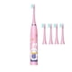 thumbnail image 1 of Kids Electric Toothbrushes With 4 Brush Heads, 3 Modes With Memory, Ipx7 Waterproof, 2 Minutes Build-2-12Pink, 1 of 4