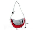 thumbnail image 2 of Cats and dogs out carrying bag messenger shoulder bag - red, 2 of 5