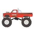 thumbnail image 2 of Kings of Crunch 1987 Chevy Silverado Monster Truck, Crimson Giant - Greenlight 49080F/48 - 1/64 scale Diecast Model Toy Car, 2 of 3