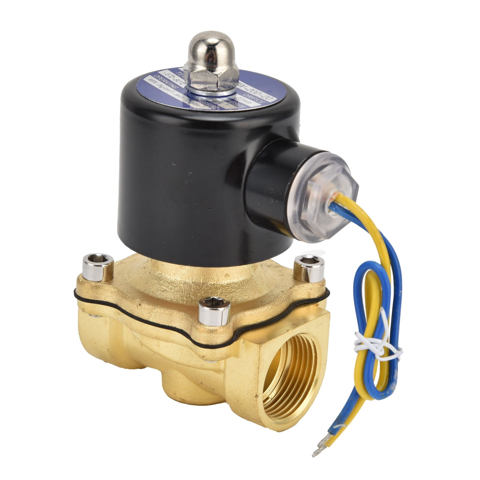 Water Solenoid Valve, Slippery G3/4in Normally Closed Solenoid Valves