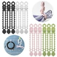 thumbnail image 1 of Computer Cable Management,Computer Cord Organizer,Cable Tie with Suction Cup, Reusable Cable Management Organizer,Multipurpose Elastic Cord Organizer for Fastening Cable Cords Wires, 1 of 4