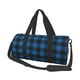 thumbnail image 1 of Easygdp Blue Black Plaid Bolsa de Viaje, Bolsa de Mano, Bolsa de Gimnasio, Bolsa de Equipaje para Viaje, 1 of 5