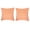 Orange, variant on Amelia Silver Geometric Turquoise Polyester 20 in. x 20 in Throw Pillow (Set of 2)