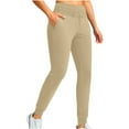 thumbnail image 2 of RQYYD Women's Fleece Lined Joggers High Waisted Water Resistant Thermal Winter Sweatpants Running Hiking Pockets, 2 of 7
