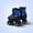 Blue, variant on Endless EL-1029SBLACK Adjustable Roller Skate - Black - Small