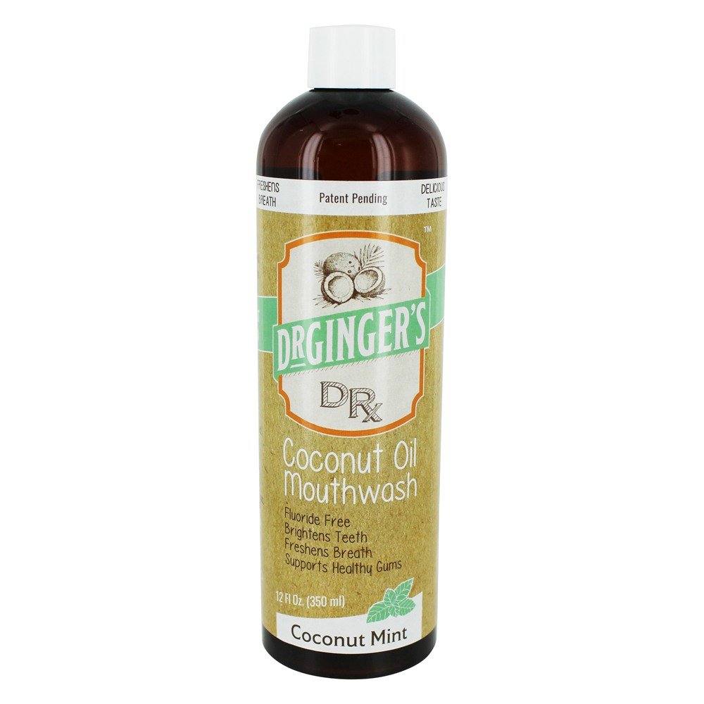 Dr. Ginger's Fluoride Free Coconut Mint Mouthwash, 12 Fl. Oz. Walmart