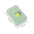 thumbnail image 3 of Unique Bargains 1 Set Contact Lens Case Contact Lens Container Contact Lens Carrier Avocado Pattern 1.57"x2.36"x0.98" Light Green, 3 of 5