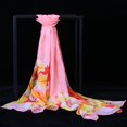 thumbnail image 2 of Scarves Scarf Silk Feeling Scarf Silk Like Scarves Long Lightweight Sunscreen Shawls for Women, 2 of 2