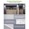 thumbnail image 5 of InnoGear Solar Gutter Lights Outdoor 80 LED Wall Mount Lighting with Motion Sensor 4 Working Modes IP65 Waterproof 450 Lumens for Front Door Yard Garage Pack of 2, 5 of 5