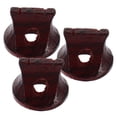 thumbnail image 3 of Shisuyan 3 Pcs Ponts Erhu en Bois de Santal Rouge Pièces d'Instruments de Musique (Marron), 3 of 9