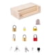 thumbnail image 3 of Juego de juguetes con cerradura y llave Montessori, juguete educativo con cerradura, juguete sensorial, aprendizaje para niños, niñas y niños en edad, 3 of 9