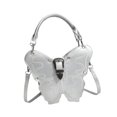 thumbnail image 3 of Bolso de hombro Salvador mariposa portátil para mujer Plata, 3 of 10
