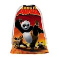 thumbnail image 1 of Kung Fu Panda Bolsa de regalo con cierre de cinta navideño para decoración de Navidad, 20 cm × 31 cm., 1 of 6