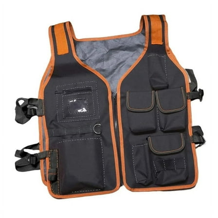 Work Vest Tool Vest Maintenance Multi-Pocket Vest Oxford Cloth Work Vest with Multi-Pockets Tool Holders