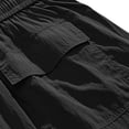 thumbnail image 4 of Mens Cargo Pants Spring/Summer Pants for Men Summer Pocket Drawstring Casual Pocket Pants, 4 of 6