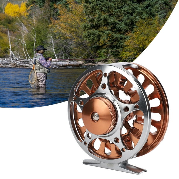 Fly Reels, Braking Function Fly Fishing Wheel Bright And Translucent With  Storage Bag For Catching Big Fish