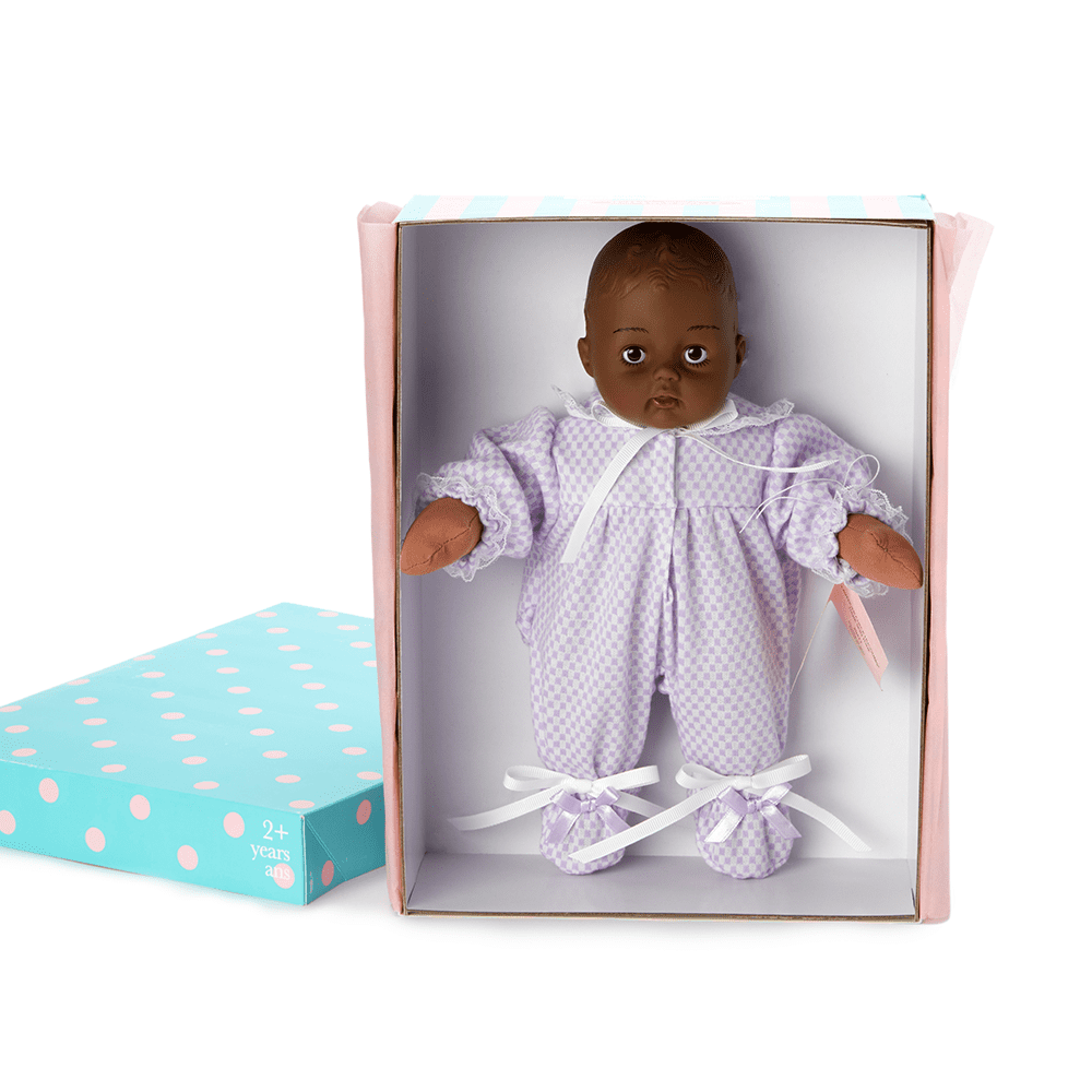 Madame Alexander Lavender Check Huggums® Baby Doll, Dark Skin Tone