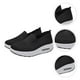 thumbnail image 3 of 1 par de zapatillas deportivas de malla para mujer, transpirables y relajantes, con suela gruesa., 3 of 8