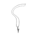 thumbnail image 1 of TureClos Alloy Necklace Hip-hop Style Triangular Pendant Necklace Holiday Party Neck Chain Jewelry, 1 of 1
