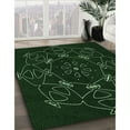 thumbnail image 2 of Ahgly Company Indoor Square Patterned Night Black Area Rugs, 8' Square, 2 of 6