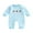 Blue, variant on BemeyourBBs Baby Boy Football Sweatshirt Romper Plaid Rugby Long Sleeve Bodysuit