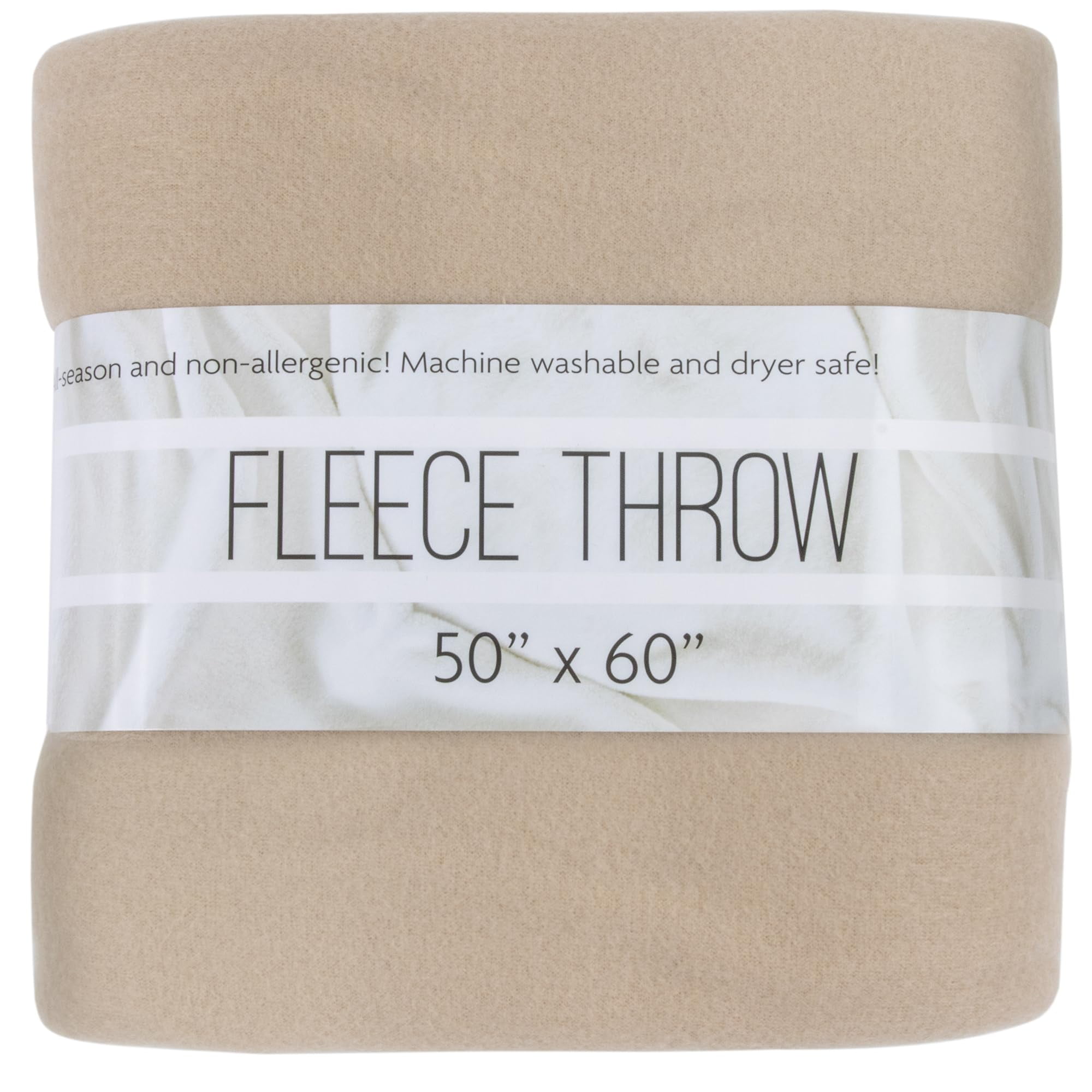 24 pack Trail maker 60”L x 50”W Solid Color Hypoallergenic Fleece Throw Blankets in Assorted Colors