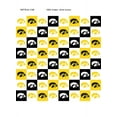 thumbnail image 2 of University of Iowa Cotton Fabric with Collegiate Check Pattern-Sold by the Yard, 2 of 2