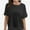 Black, variant on Summer Tops Womens Solid T Shirts for Women Loose Shirts Basic Tee