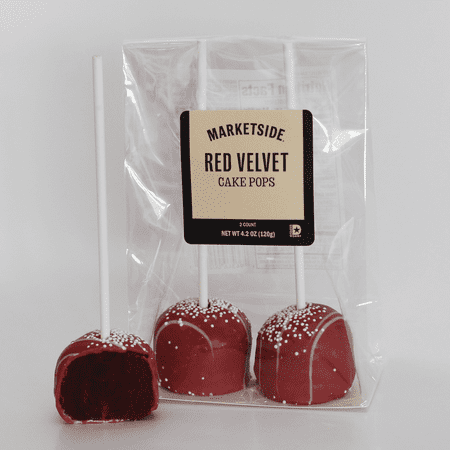 Marketside Red Velvet Cake Pops, Ready to Eat, 2 Count per Pack