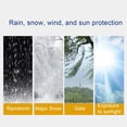 thumbnail image 4 of Durable Swing Set Fabric Garden Swing Waterproof Canopy Replacement Simple Installation Uv-proof Outdoor Patio Swing Sun Shade Seat Cover Set, 4 of 8