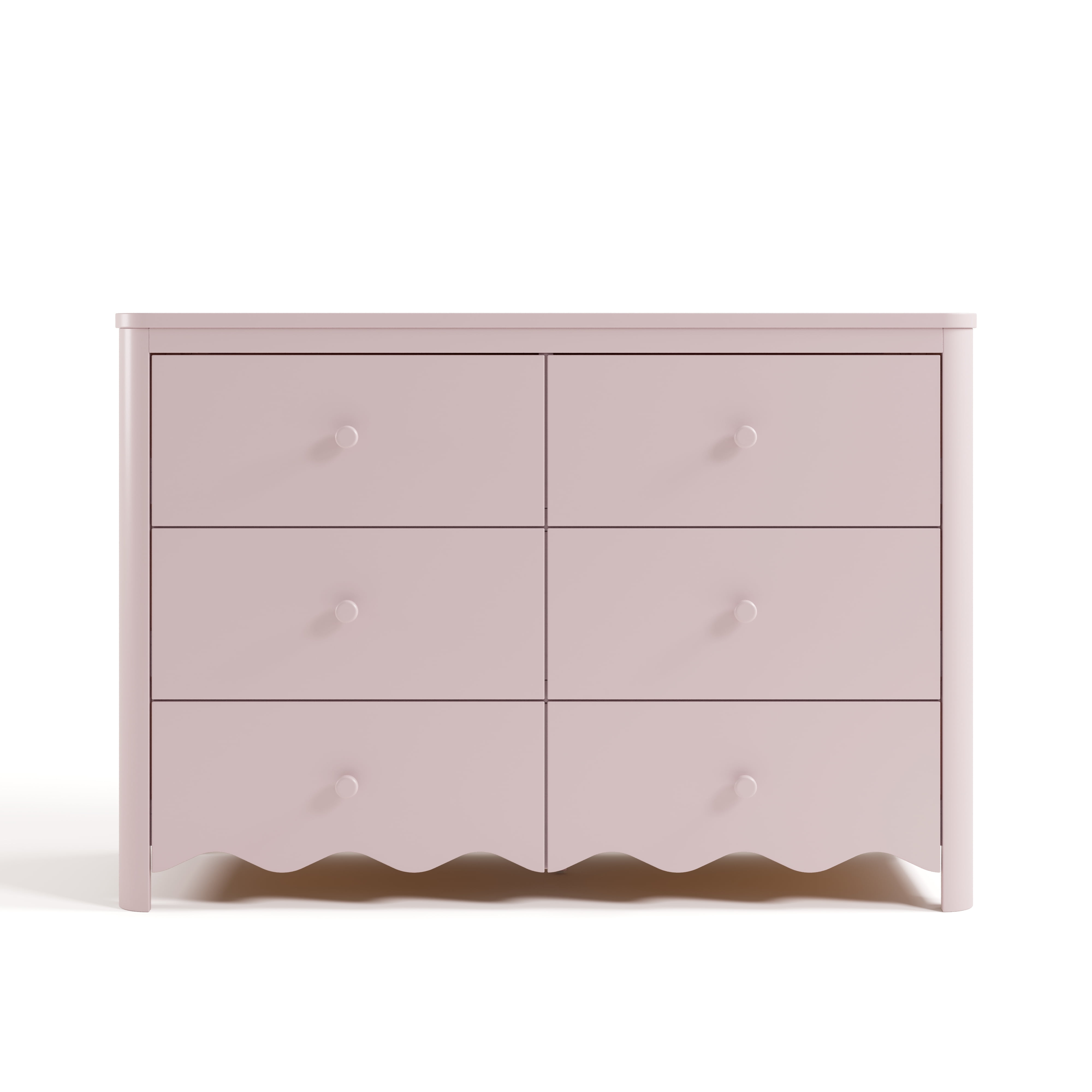 Art of Nursery by Storkcraft Casablanca 6 Drawer Nursery Dresser, Blush