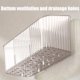 thumbnail image 5 of Organizador de almacenamiento, estante de ducha de pared, estante de baño, caja de plástico transparente para colgar cepillos de dientes, adhesivo, apto para baño, cocina, armario, ducha, bolsa de alm, 5 of 6