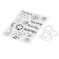 thumbnail image 2 of Die Cuts, TPR Carbon Steel Material Clear Stamps Light Weight Decorative Clear Imprint  For Envelopes For Diaries, 2 of 8