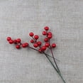 thumbnail image 3 of Vikakiooze Christmas Sale! Christmas Simulation Red Fruit Fruit Branch Small Red Fruit Cutting Christmas Tree Decoration(10PC๏ผ, 3 of 6