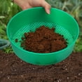 thumbnail image 3 of tamices de plástico de malla para jardín, herramienta de jardinería para acertijos de compost y tierra (verde, con variación de color), 3 of 5