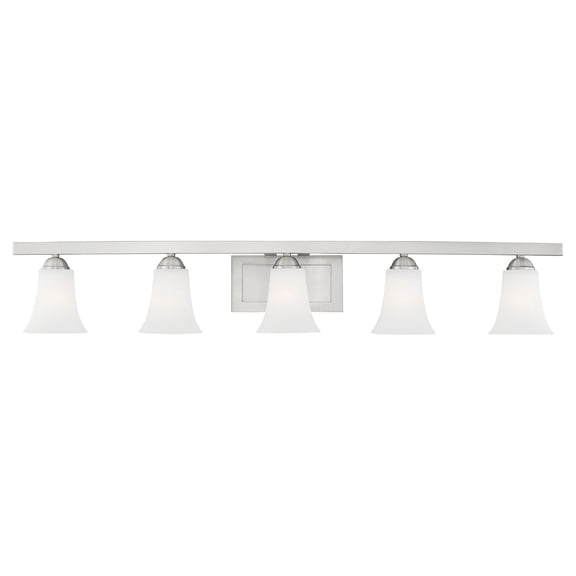 Livex Lighting - Ridgedale - 5 Light Bath Vanity in Traditional Style - 43.25
