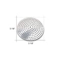 thumbnail image 4 of Protector plano de colador de baño de aluminio, para usar como atrapapelos, paquete de 5, tapón de desagüe de piso de acero inoxidable 304, 4 of 5