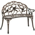 thumbnail image 1 of Outsunny 40" Outdoor Garden Bench for Backyard, Porch, Balcony, Bronze, 1 of 10